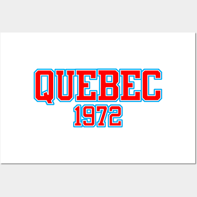 Quebec 1972 Wall Art by GloopTrekker